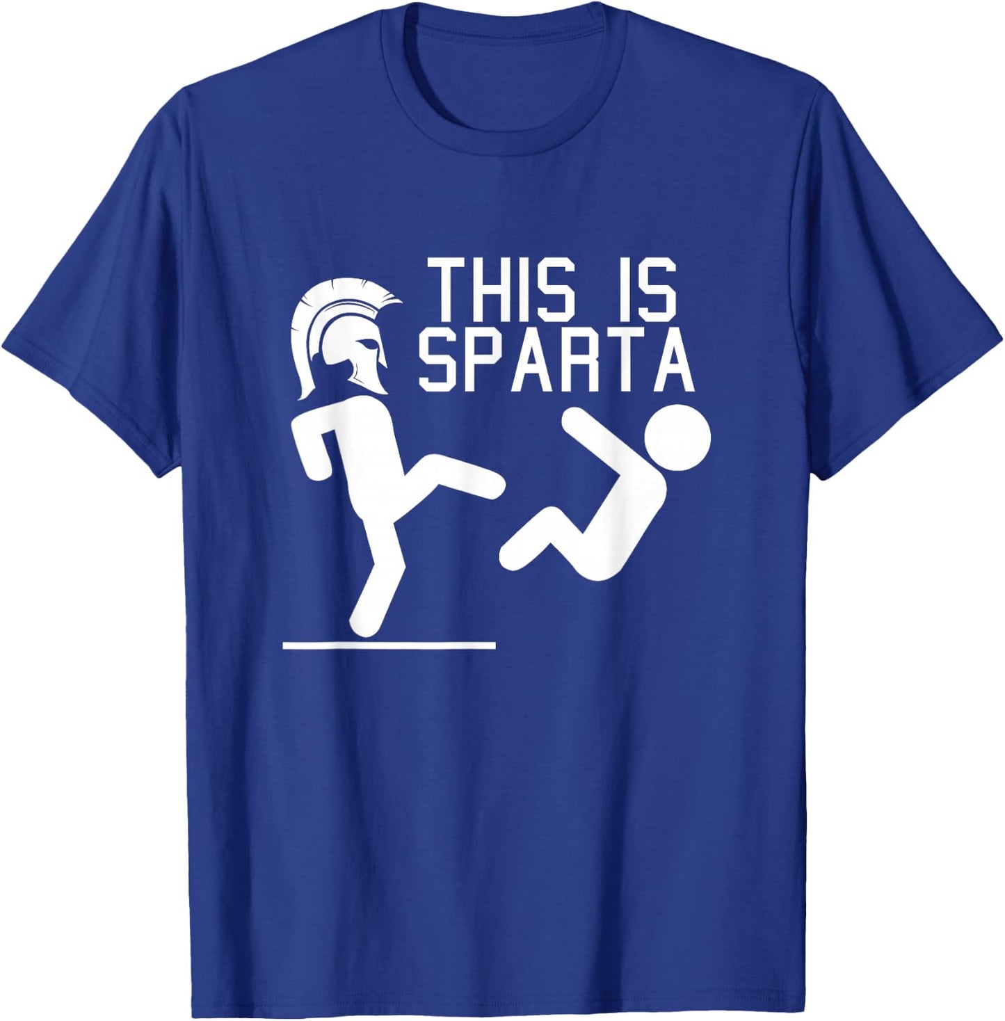 This Is Sparta Funny T-Shirt - T-Shirt | Royal
