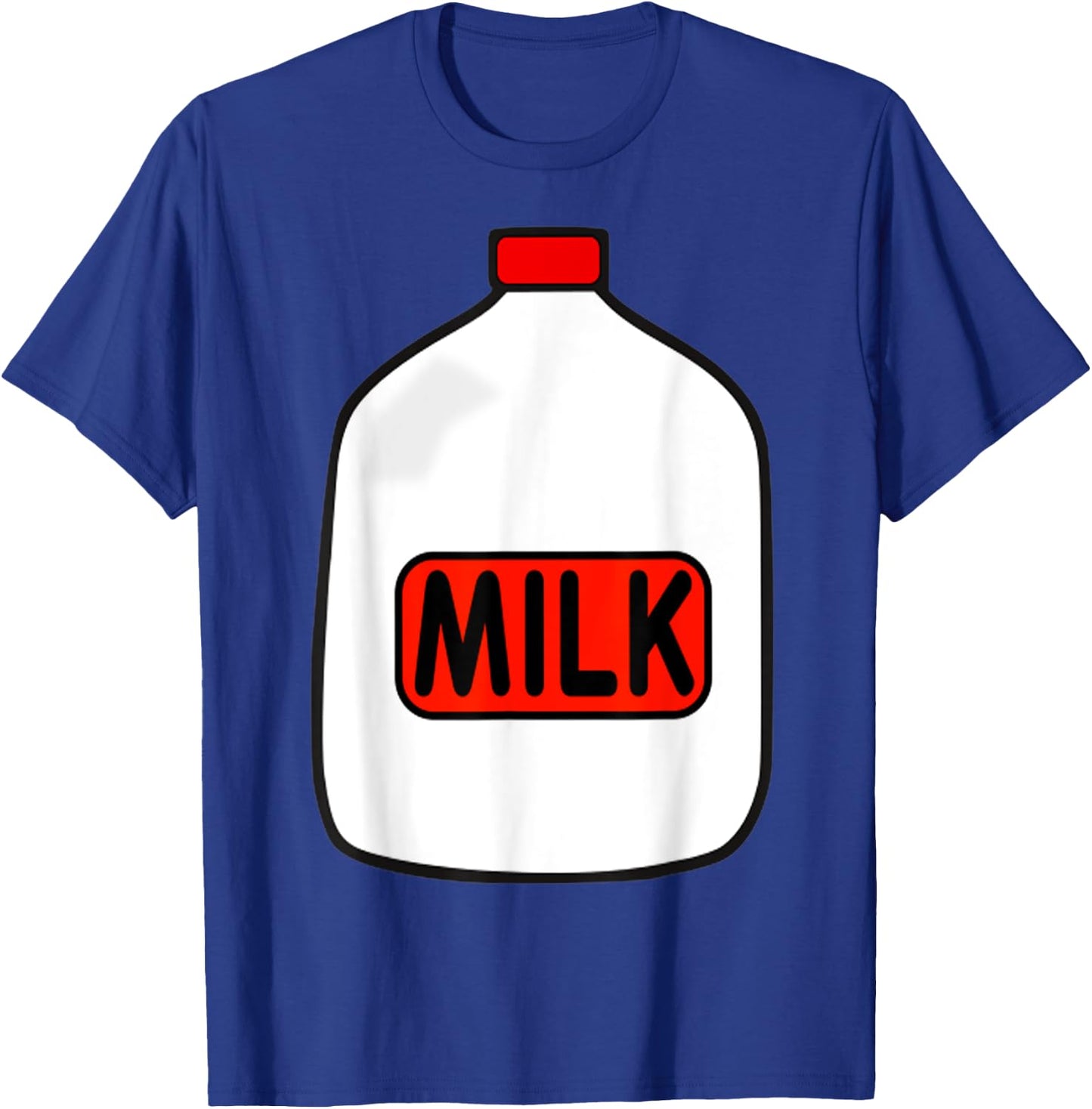 Gallon Of Milk Costume , Match With Cookie Costumes T-Shirt - T-Shirt | Royal