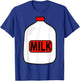 Gallon Of Milk Costume , Match With Cookie Costumes T-Shirt - T-Shirt | Royal