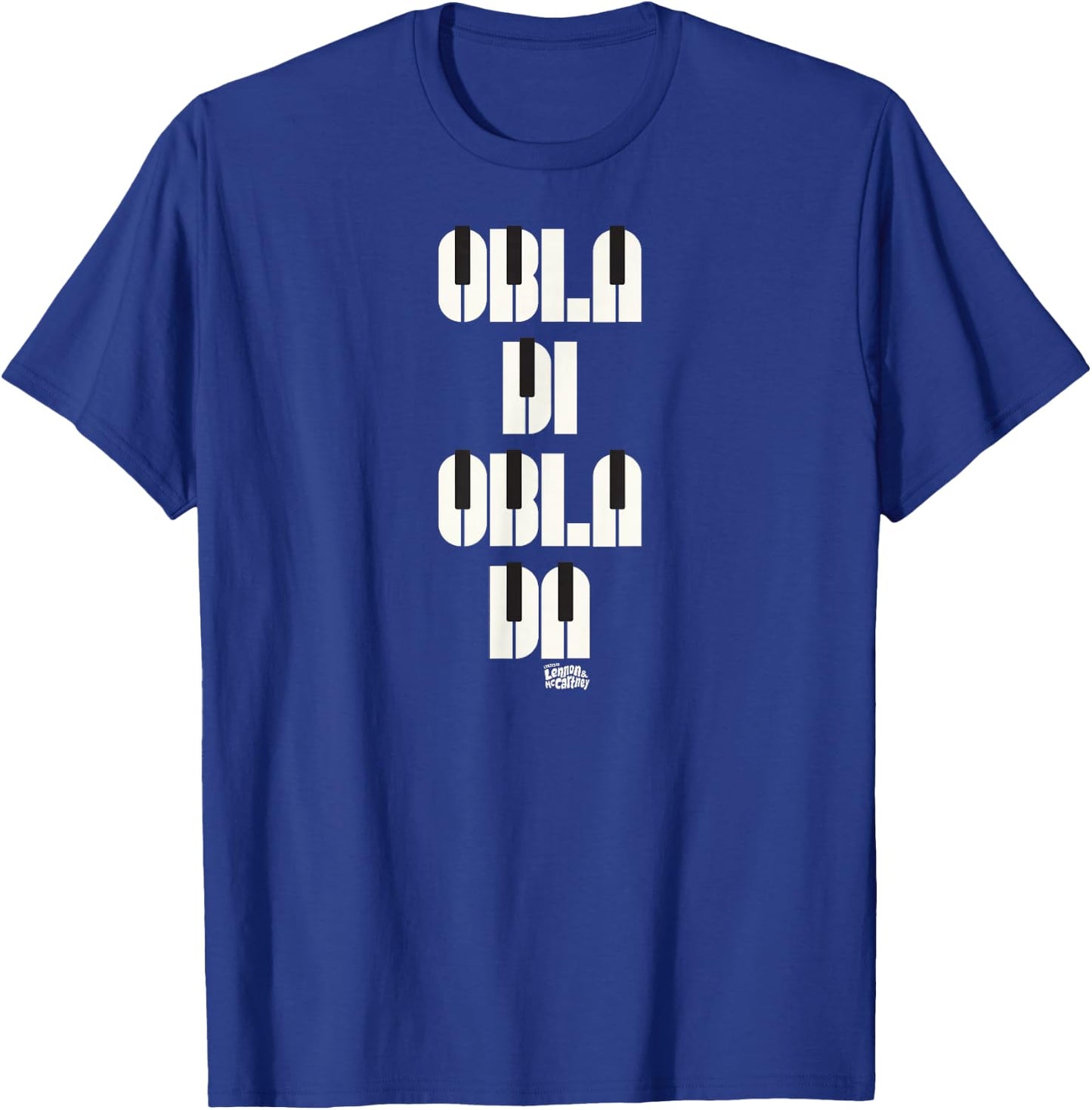 Lyrics by Lennon and McCartney - Obla Di Obla Da T-Shirt - T-Shirt | Royal