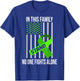 USA Flag Lime Green Ribbon Products Lymphoma Awareness Men T-Shirt - T-Shirt | Royal