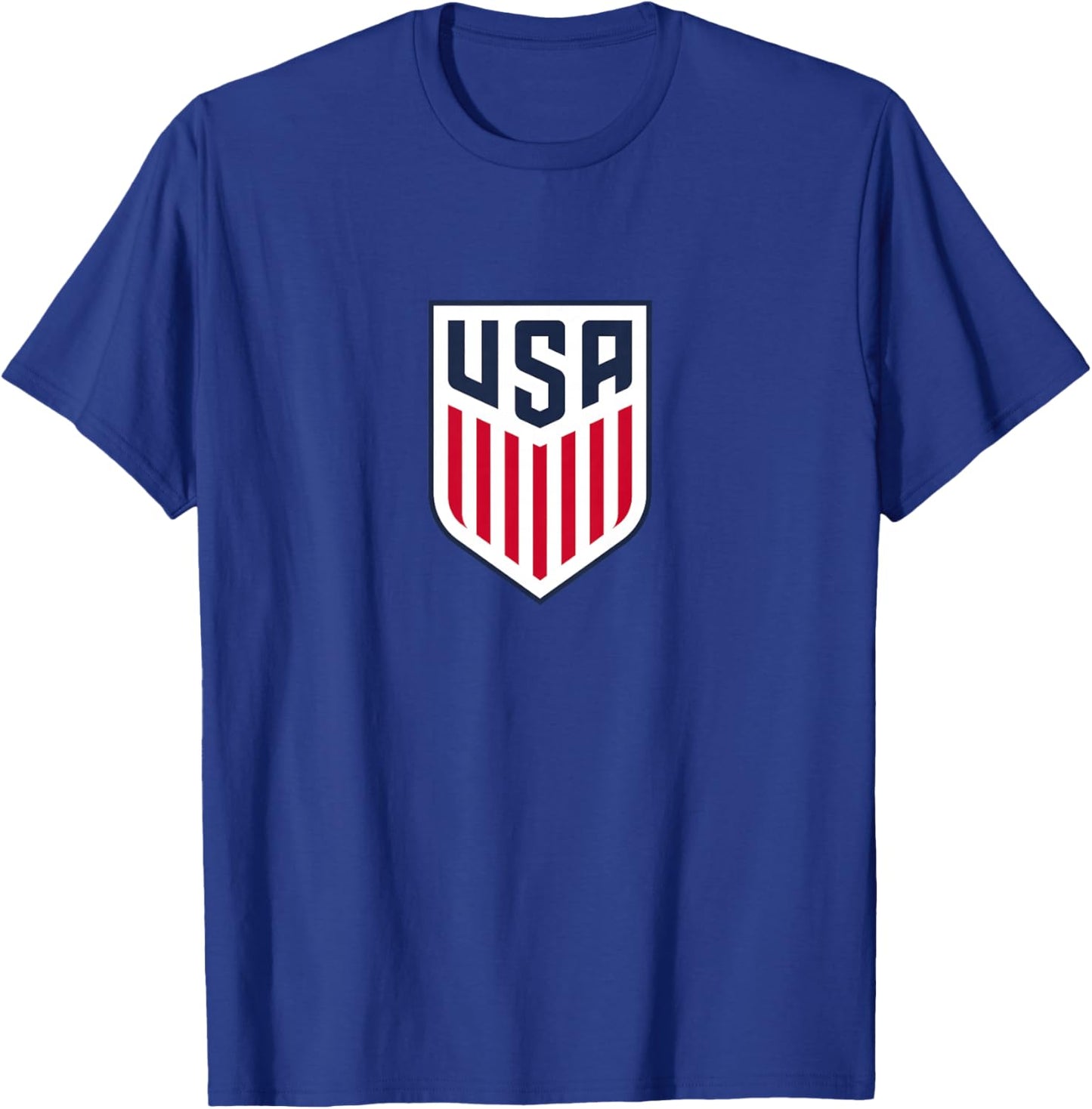 Kids Officially Licensed US Men's National Team USMNT Gear, Crest T-Shirt - T-Shirt | Royal