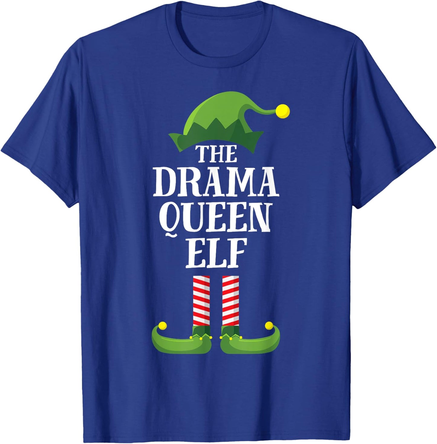 Drama Queen Elf Matching Family Group Christmas Party Pyjamas T-Shirt - T-Shirt | Royal