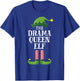 Drama Queen Elf Matching Family Group Christmas Party Pyjamas T-Shirt - T-Shirt | Royal