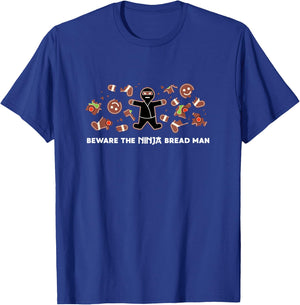 Funny Gingerbread Shirt Ninja Ginja Ninjabread Christmas T-Shirt - T-Shirt | Royal