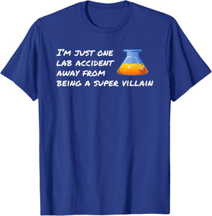 Super Villain Comic Book Super Hero Graphic Novel T-Shirt - T-Shirt | Royal