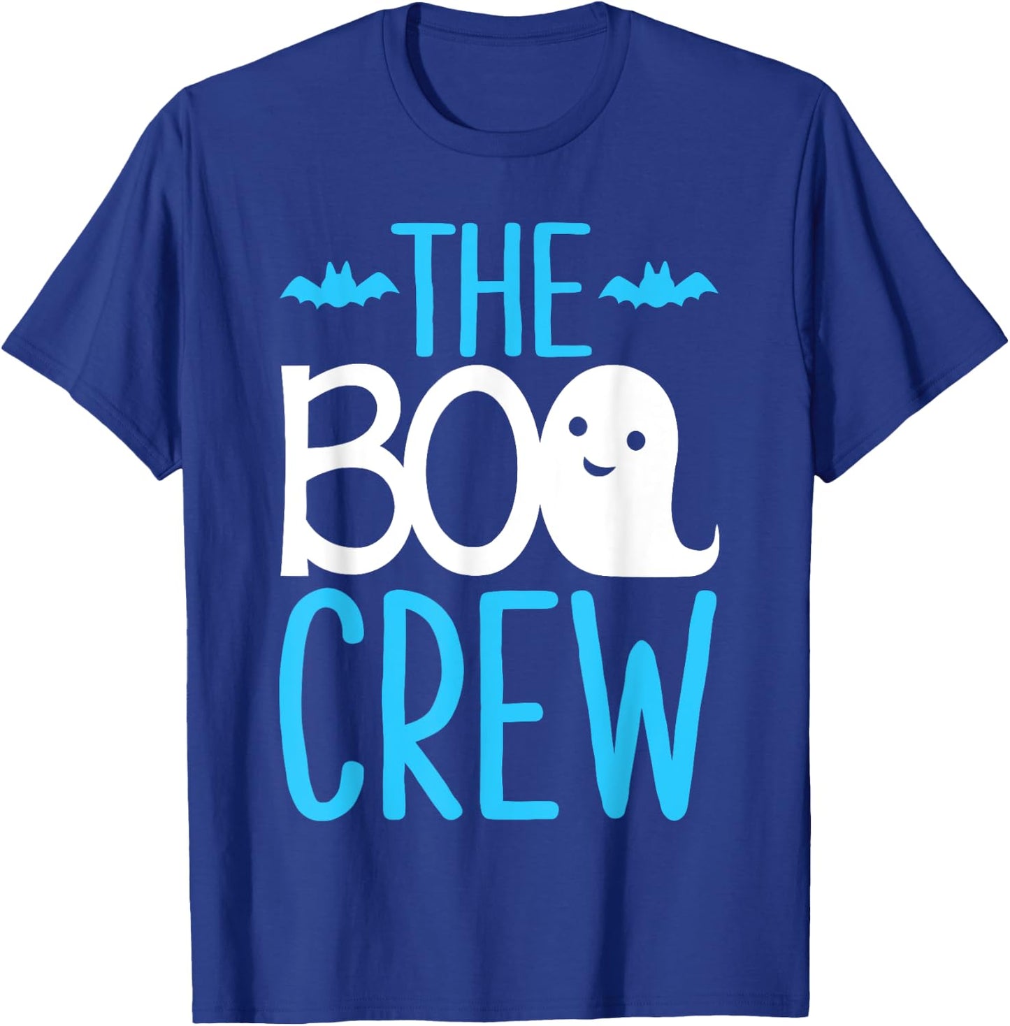 The Boo Crew Shirt Matching Halloween Blue T-Shirt - T-Shirt | Royal