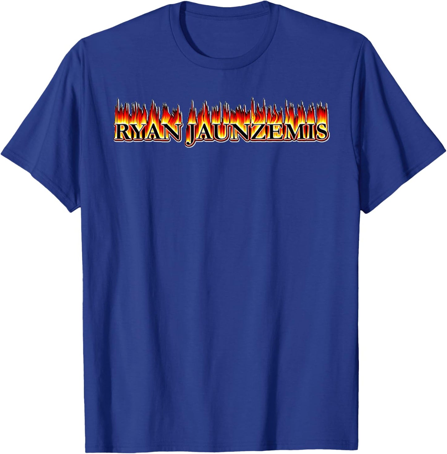 RYAN JAUNZEMIS - "Classic Fire Logo" T-Shirt - T-Shirt | Royal