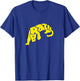 Brazil Jaguar Word Art - Funny Animal T-Shirt - T-Shirt | Royal