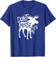 Don't Moose With Me Cute Moose Funny Design Moose Gifts T-Shirt - T-Shirt | Royal
