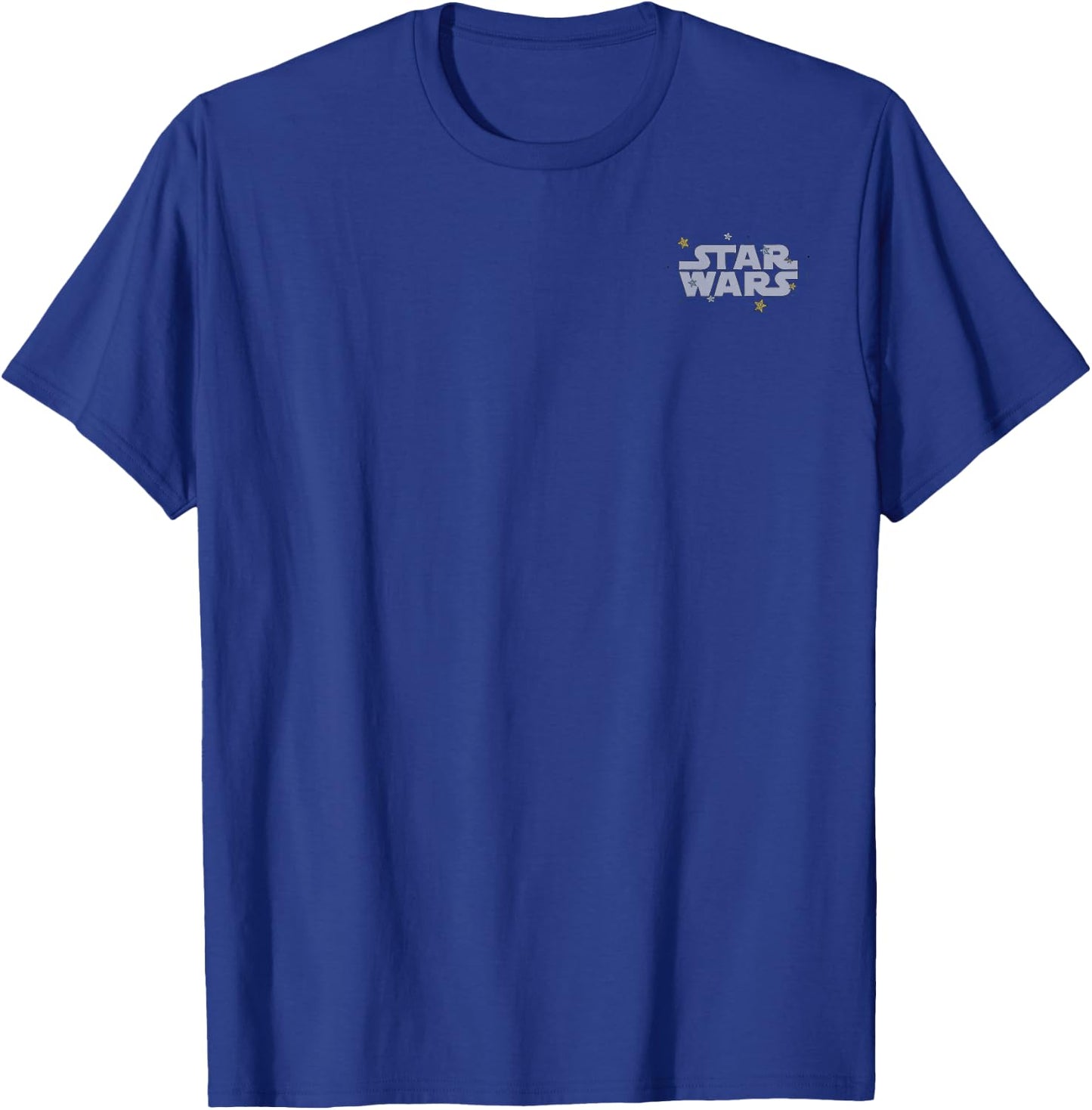 Star Wars Simple Stars Pocket Logo T-Shirt - T-Shirt | Royal