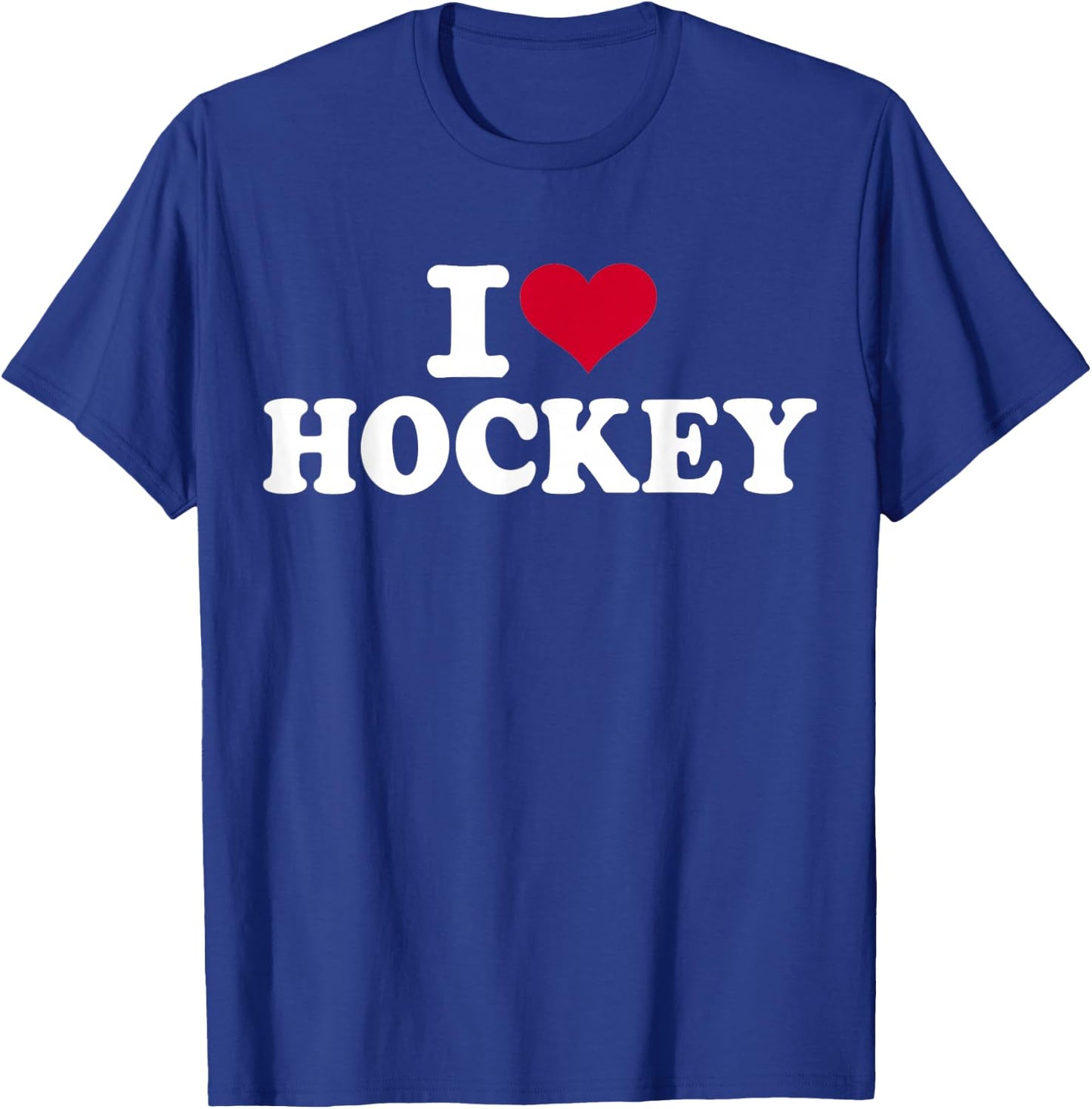 I love hockey T-Shirt - T-Shirt | Royal