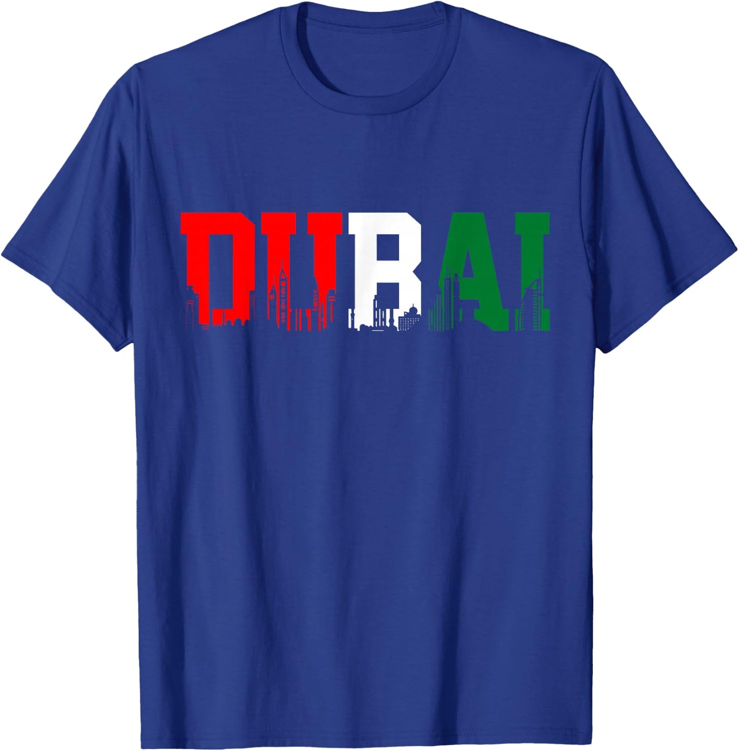 Dubai Skyline Flag United Arab Emirates UAE Souvenir T-Shirt - T-Shirt | Royal