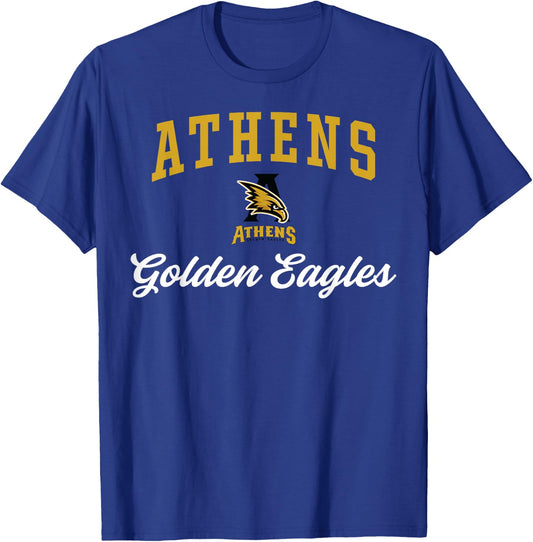 Athens High School Golden Eagles C3 T-Shirt - T-Shirt | Royal