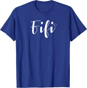 Fifi - Women's Funny Grandmother Nickname T-Shirt - T-Shirt | Royal