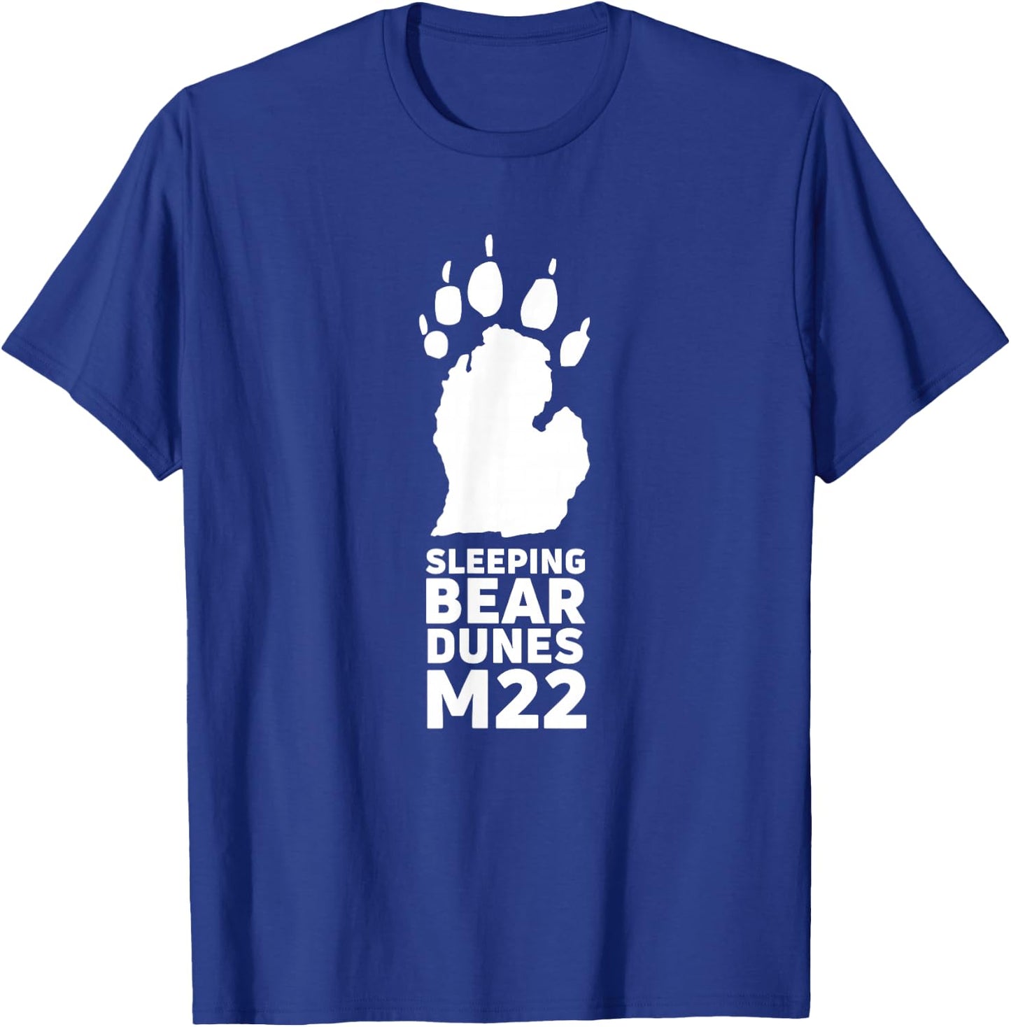 Michigan Sleeping Bear Dunes Shirt Great Lakes Vacation Gift T-Shirt - T-Shirt | Royal