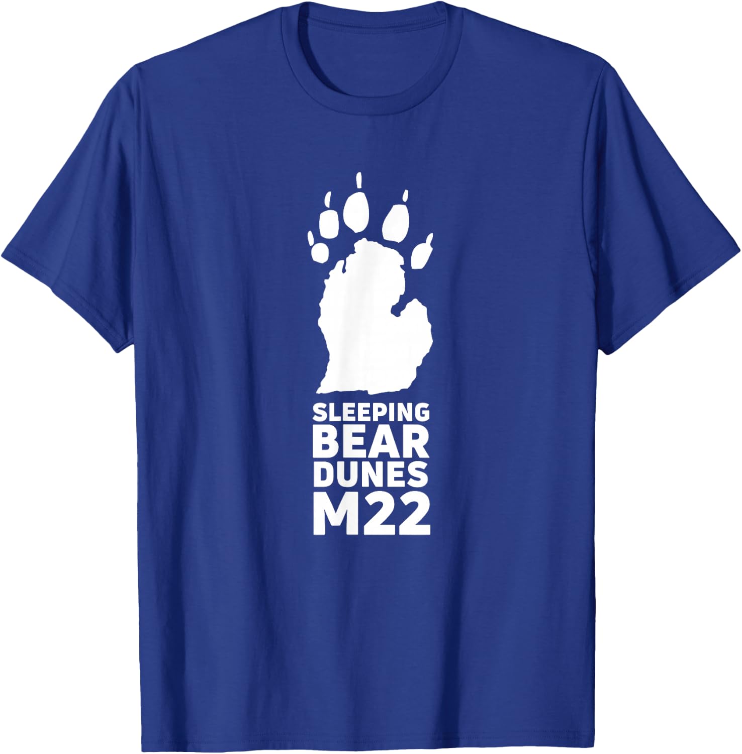Michigan Sleeping Bear Dunes Shirt Great Lakes Vacation Gift T-Shirt - T-Shirt | Royal