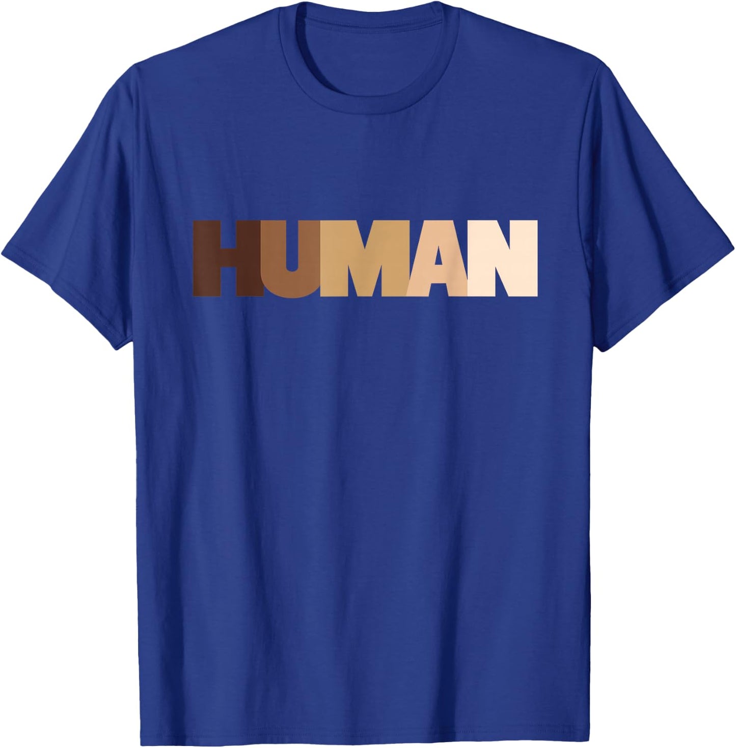 Human Anti-Racist T-Shirt - T-Shirt | Royal