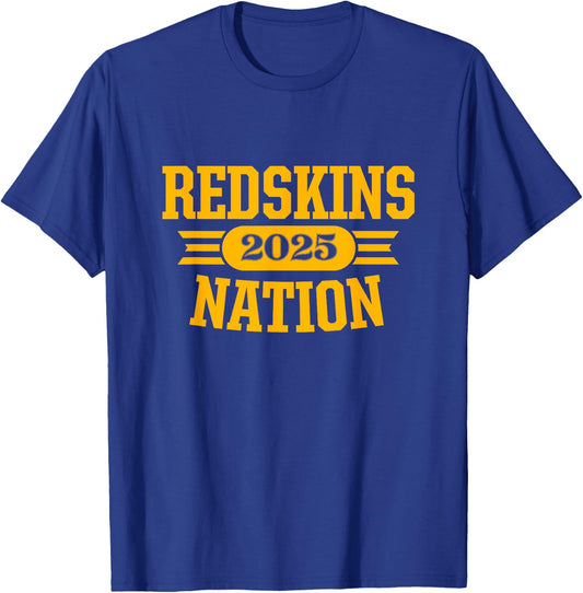 Indian Creek Redskins Official High School Gear -Adults & Kids Black Small Modern Short Sleeve T-Shirt - T-Shirt | Royal