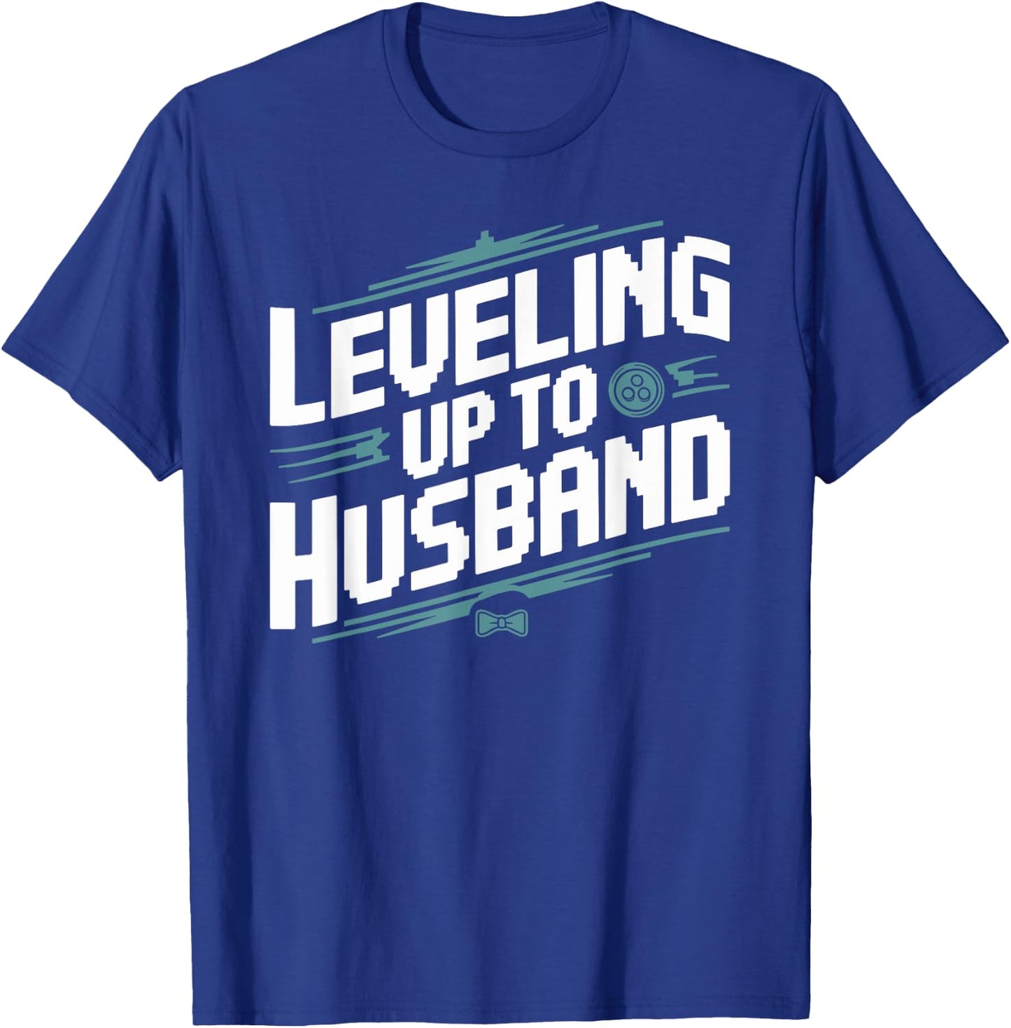 Bachelor Party Groom to be Leveling Up to Husband Game Lover T-Shirt - T-Shirt | Royal