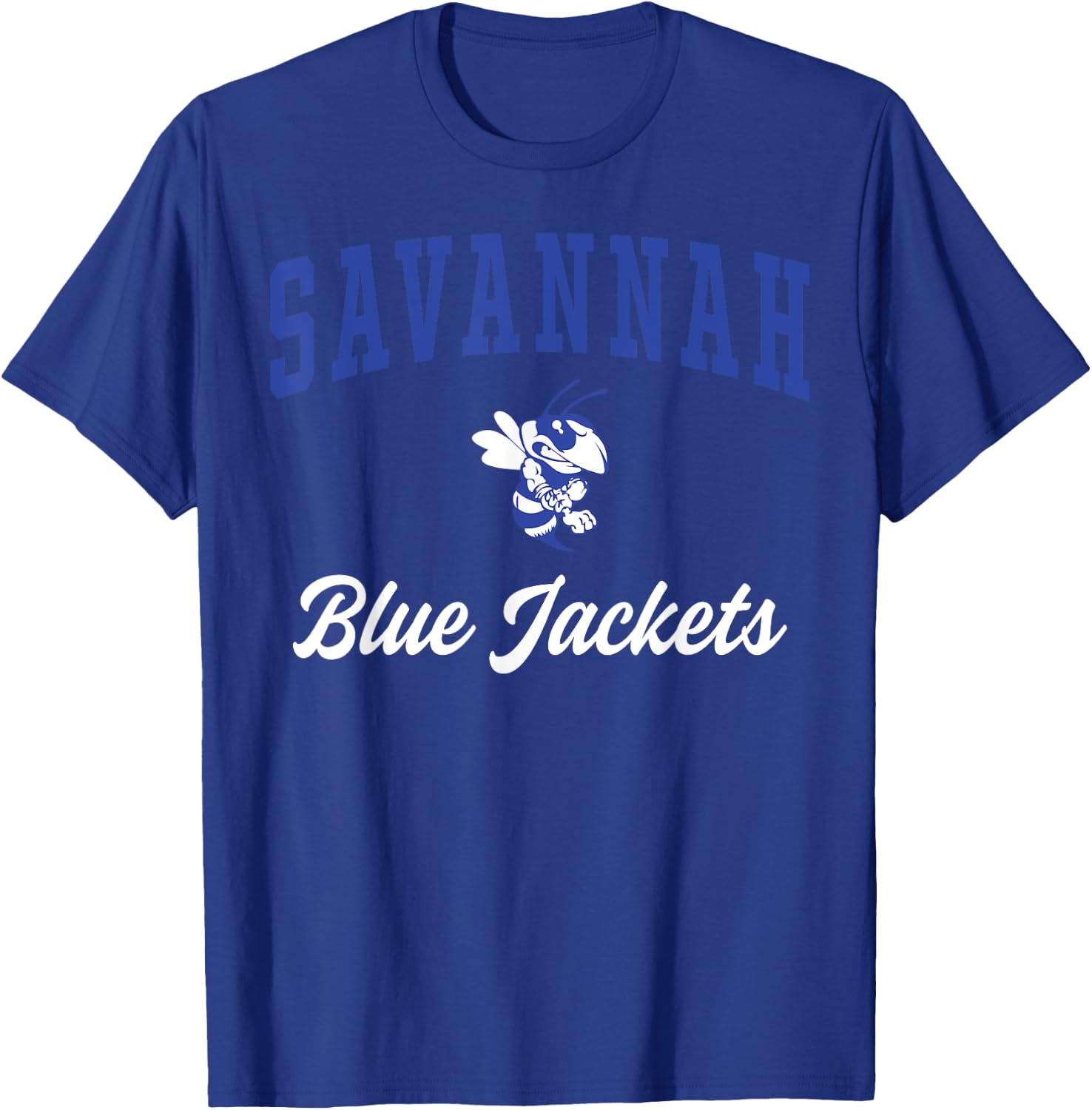 Savannah High School Blue Jackets C3 T-Shirt - T-Shirt | Royal