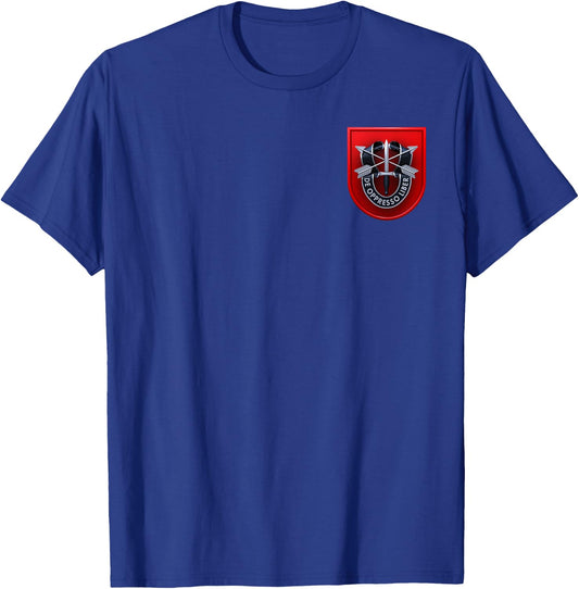 7th Special Forces Group SFG Army Military Veteran T-Shirt - T-Shirt | Royal