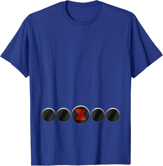Marvel Black Widow Natasha Romanoff Belt Costume T-Shirt - T-Shirt | Royal