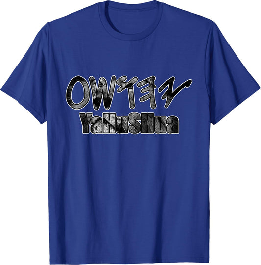 YaHuSHua Jesus Christ Paleo Hebrew T-Shirt - T-Shirt | Royal