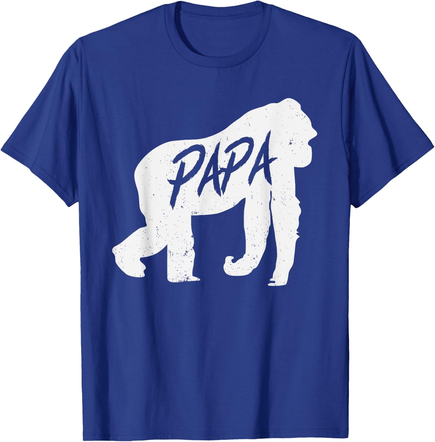 Papa Gorilla Ape T Shirt Monkey Animal Wildlife Gift T-Shirt - T-Shirt | Royal