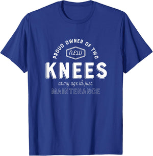 Knee Replacement Surgery Funny Get Well Gag Gift Hospital T-Shirt - T-Shirt | Royal