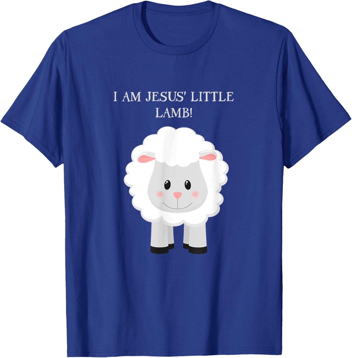 I Am Jesus' Little Lamb with sheep T-Shirt - T-Shirt | Royal