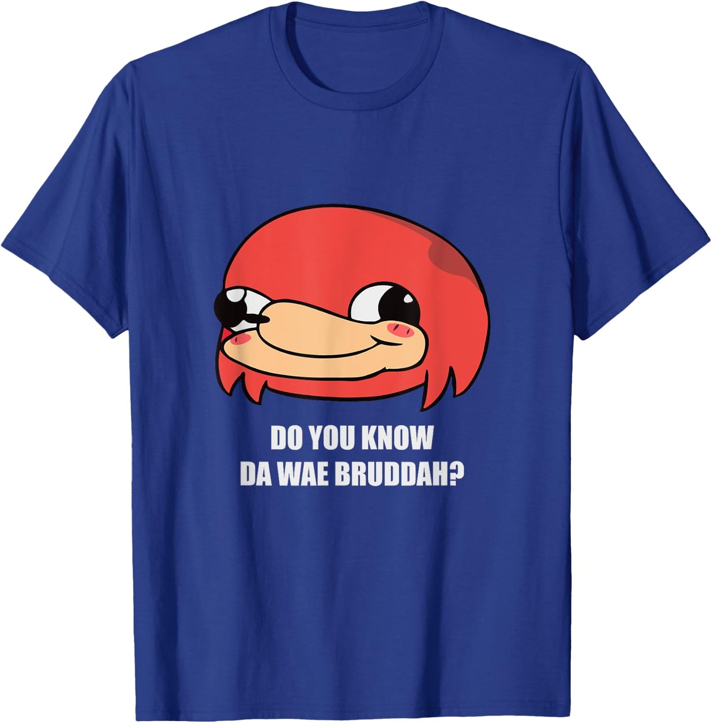 Ugandan Warrior Shirt Vr Know Da Wae Bruddah Funny Meme Men T-Shirt - T-Shirt | Royal