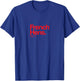 French Hens Q 3 Minimalist 12 Days Of Christmas T-Shirt - T-Shirt | Royal