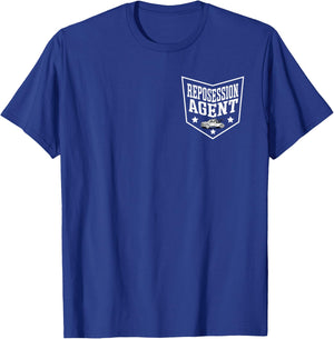 Repossession Man Asset Recovery Agent Funny Repo Agent T-Shirt - T-Shirt | Royal