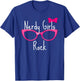 Nerdy Girls Rock T Shirt Gamer Geek Chic Fun Cute Nerd Shirt T-Shirt - T-Shirt | Royal