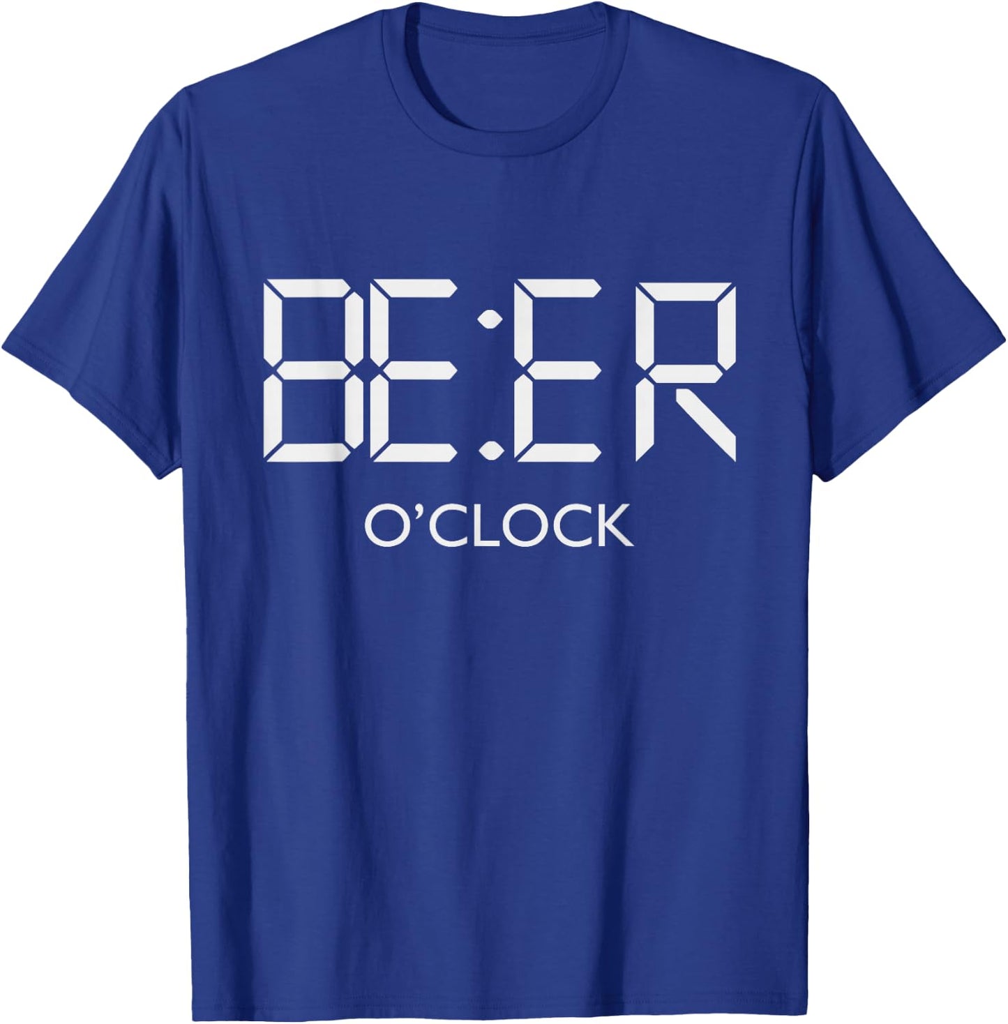 Beer O'Clock Beer Time Beer Drinkers Gift T-Shirt - T-Shirt | Royal