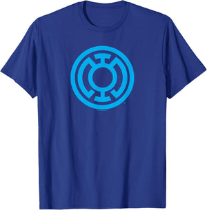 Green Lantern Light Blue Emblem T-Shirt - T-Shirt | Royal