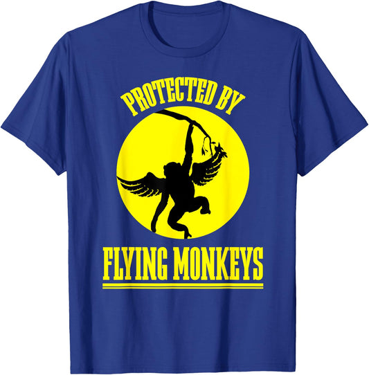 Funny Wizard of OZ Wicked Witch Get My Flying Monkeys T-Shirt - T-Shirt | Royal