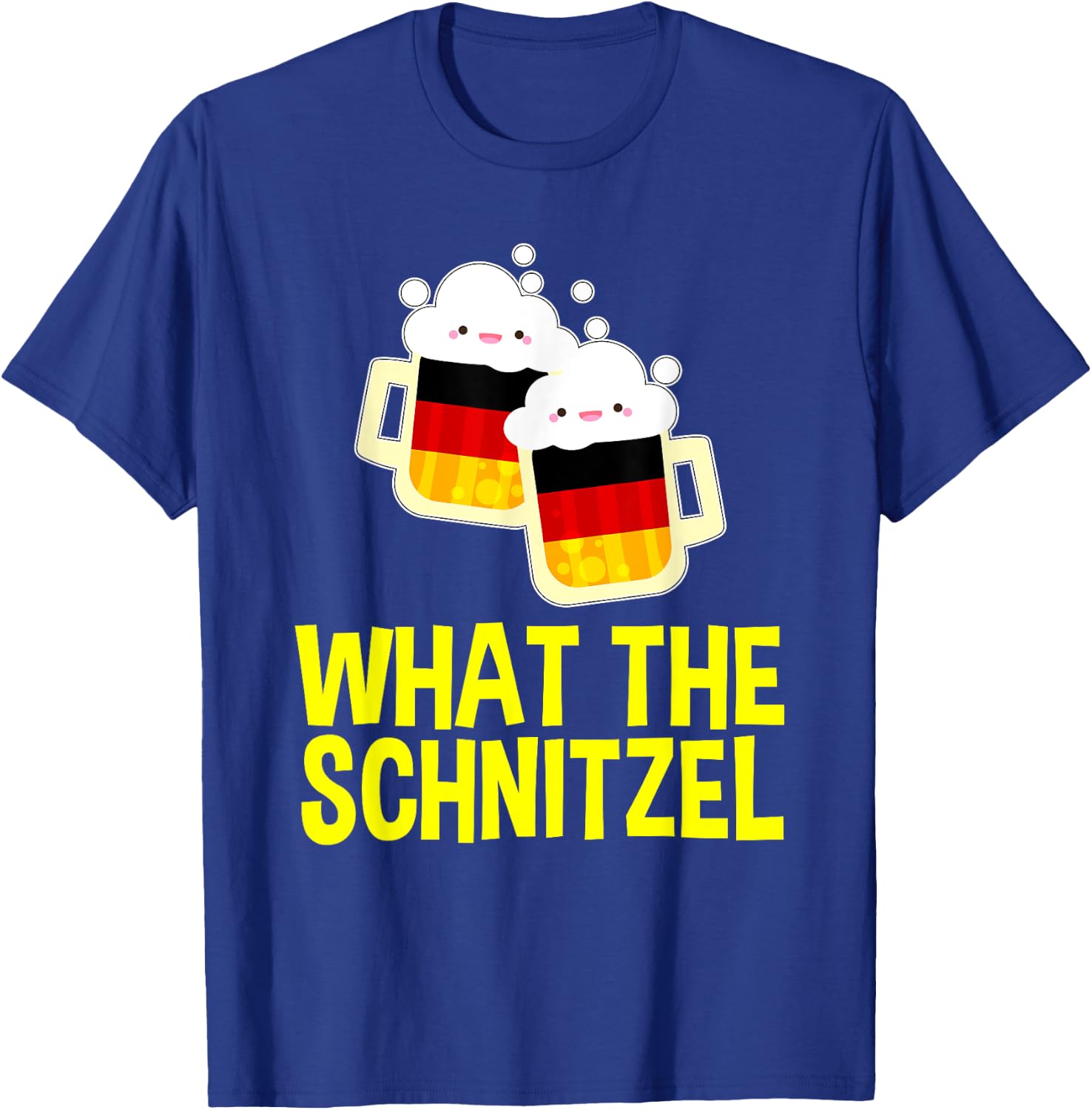 Best Oktoberfest Outfit What the Schnitzel German Beer Gifts T-Shirt - T-Shirt | Royal