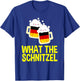 Best Oktoberfest Outfit What the Schnitzel German Beer Gifts T-Shirt - T-Shirt | Royal