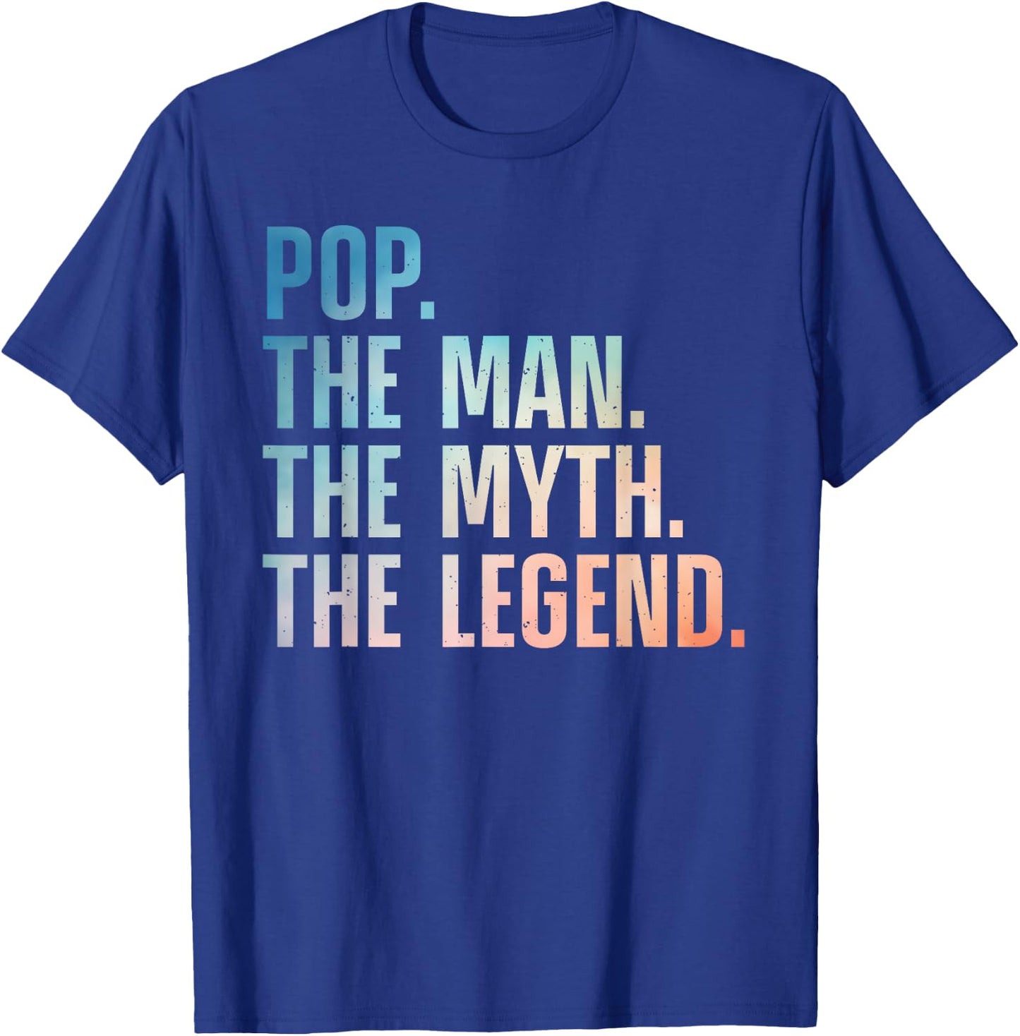 Funny Pop Design For Grandpa Grandfather From Grandkids Pop T-Shirt - T-Shirt | Royal
