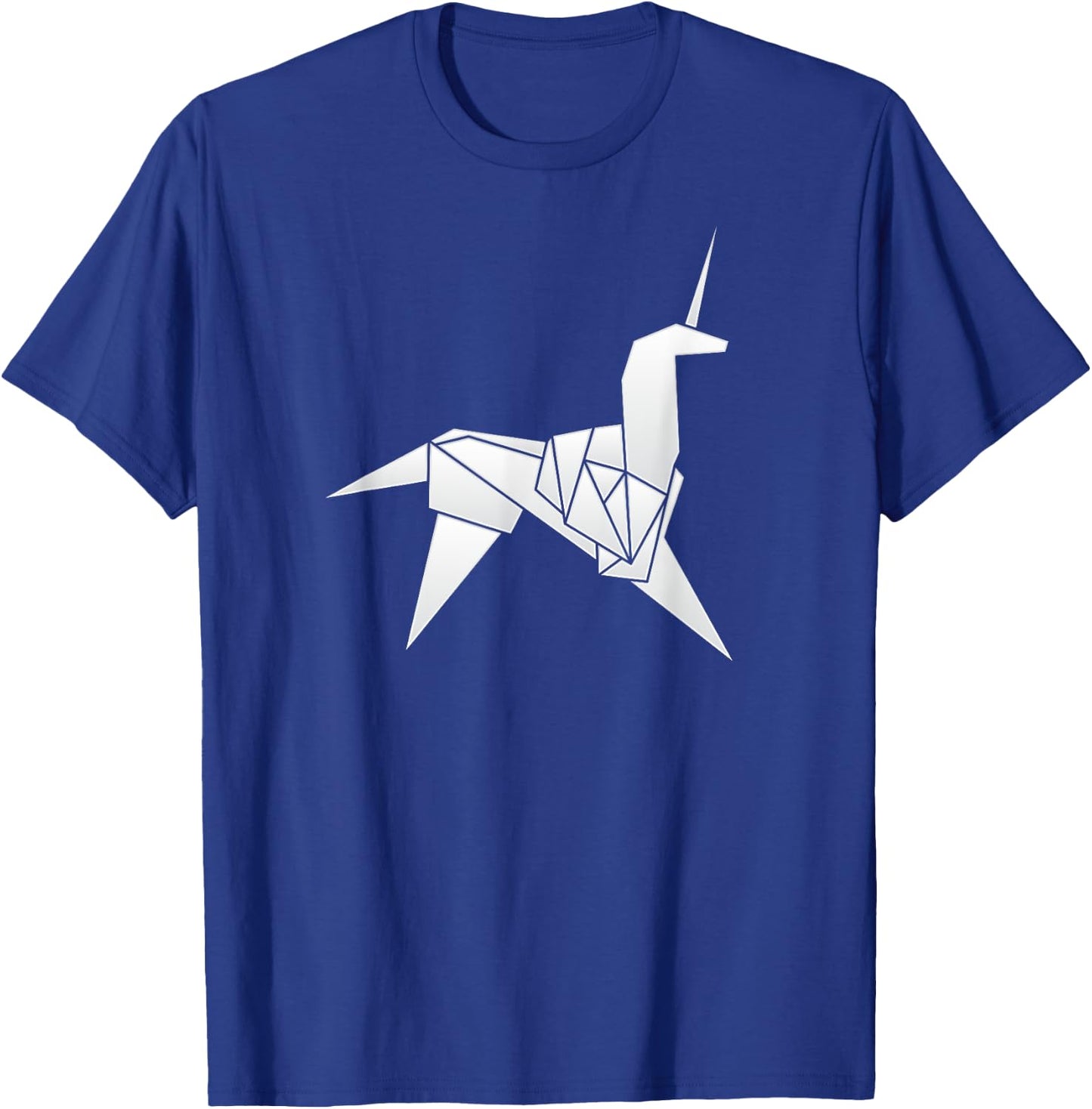 Origami Unicorn T-Shirt - T-Shirt | Royal