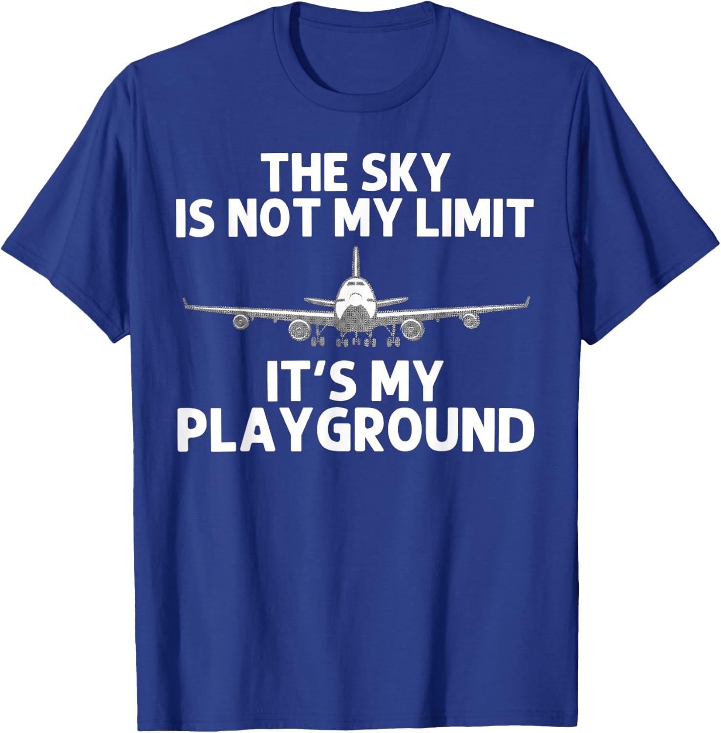 Funny Pilot Design Women Aviation Airplane Pilot T-Shirt - T-Shirt | Royal