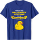 I'm A Rubber Duck Halloween Last-Minute Costume T-Shirt - T-Shirt | Royal