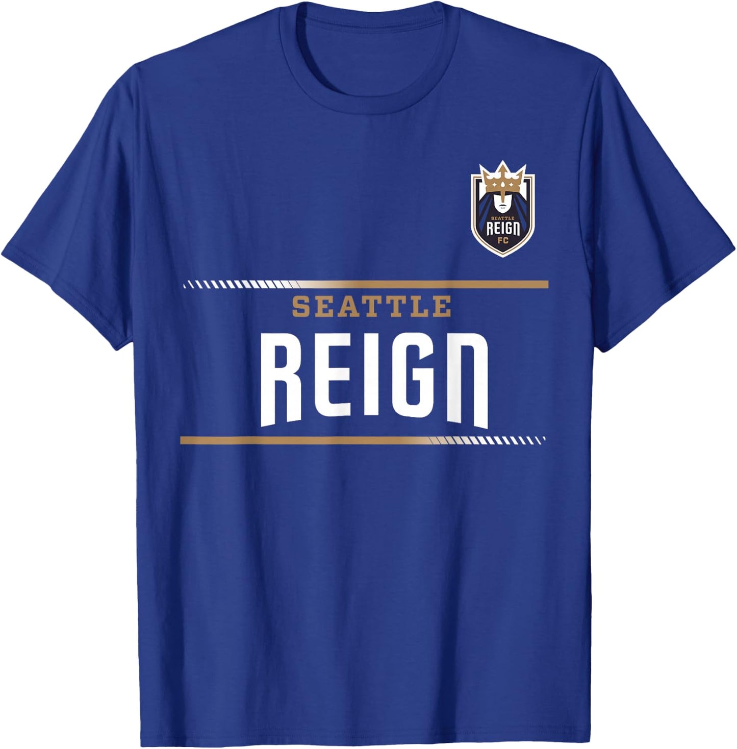 Officially Licensed Seattle Reign Soccer NWSL Apparel T-Shirt - T-Shirt | Royal