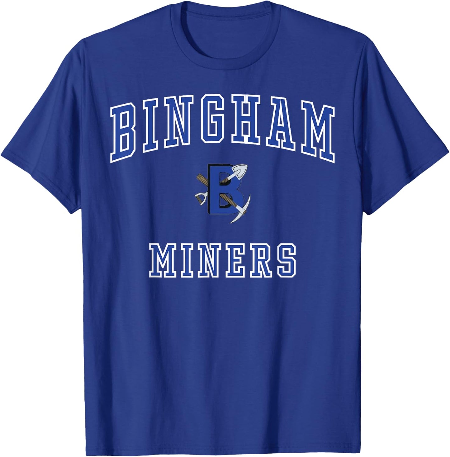 Bingham High School Miners C1 T-Shirt - T-Shirt | Royal