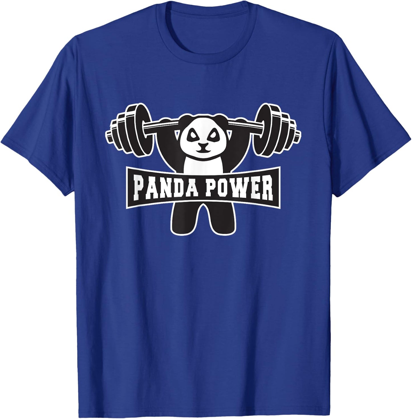 Funny Panda Power Shirt Workout Gift Panda Gym T-Shirt - T-Shirt | Royal
