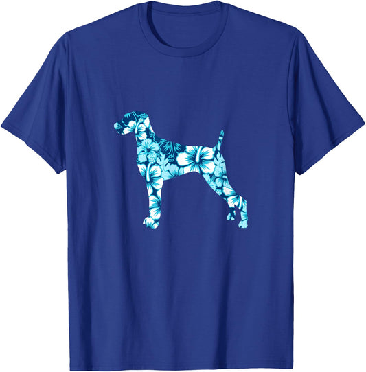 Weimaraner Aloha Hawaiian Dog T-Shirt - T-Shirt | Royal
