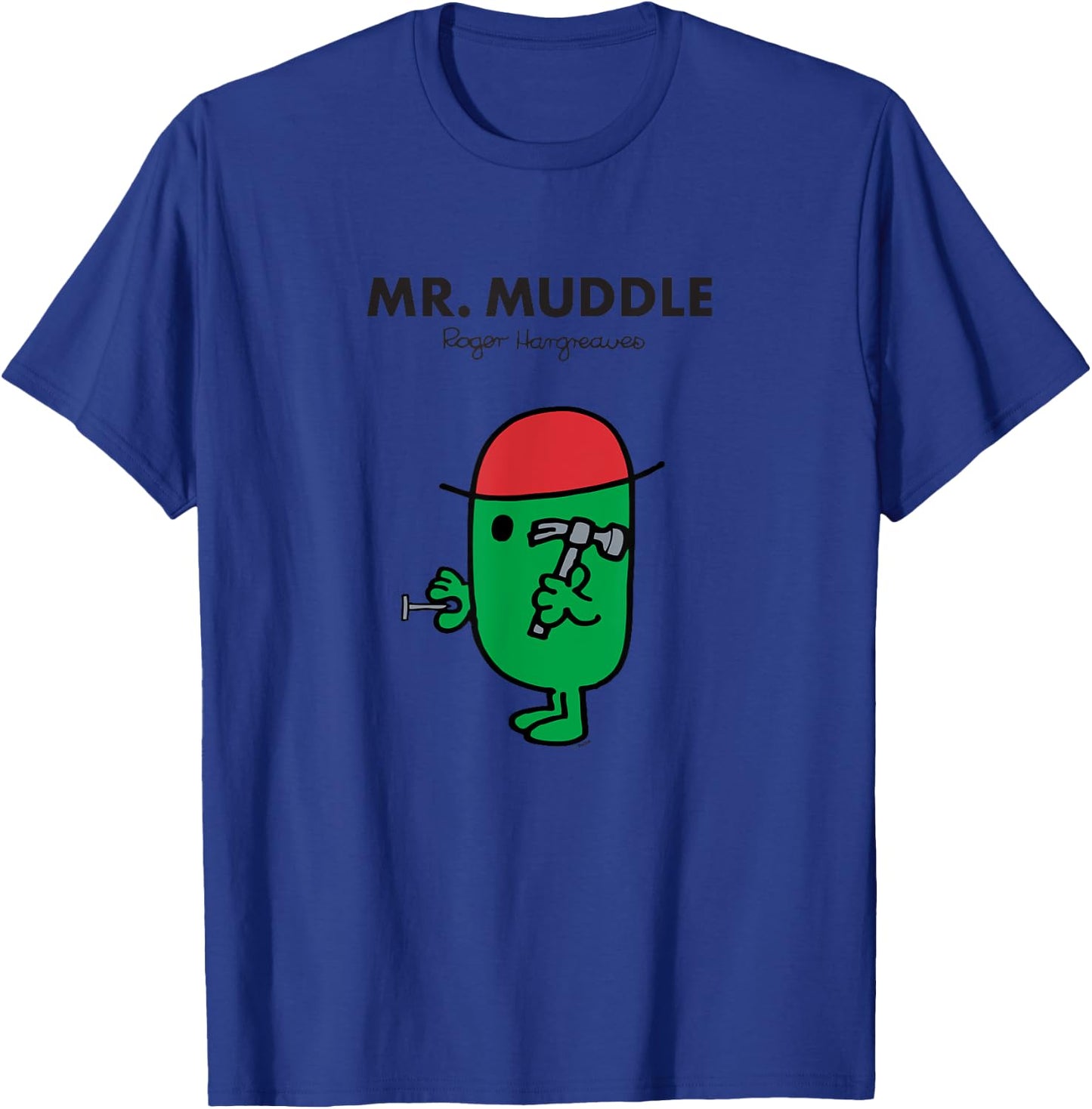 Mr. Men Mr. Muddle T-Shirt - T-Shirt | Royal