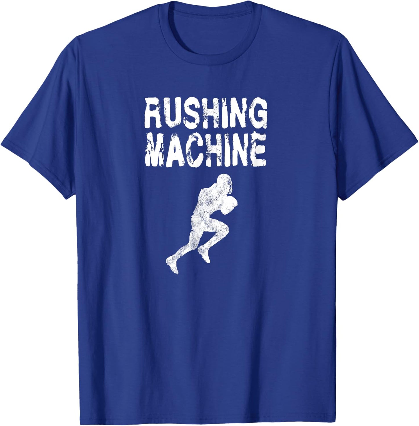 Rushing Machine - Running Back RB Football Field Touchdown T-Shirt - T-Shirt | Royal